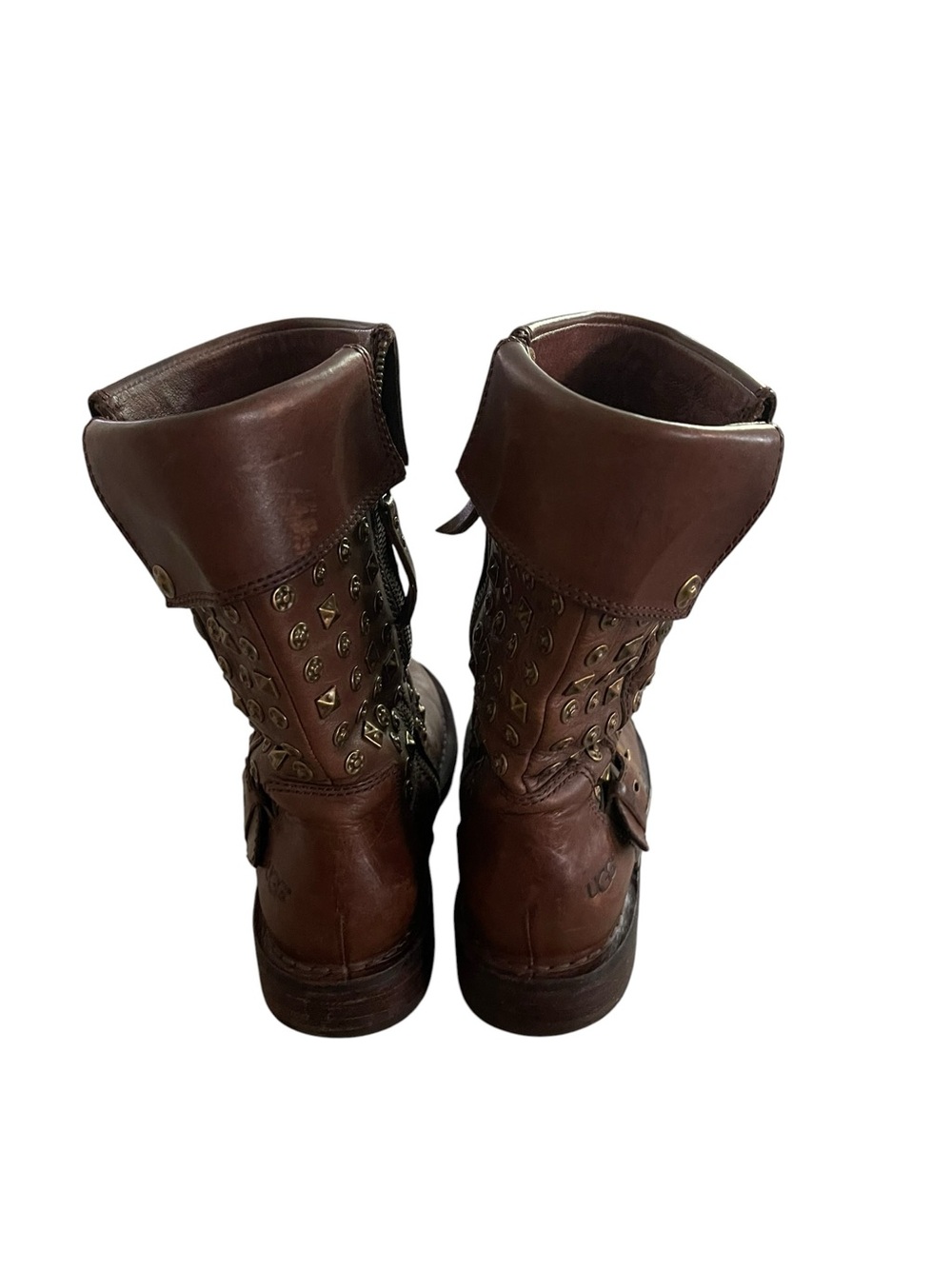 UGG Australia Conor Studded Moto Boots Women Size 8 - Picture 4 of 8
